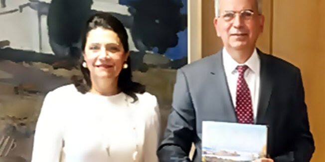 Η Περιφερειάρχης Ιονίων Νήσων συναντήθηκε με τον Πρόεδρο του Ελεγκτικού Συνεδρίου