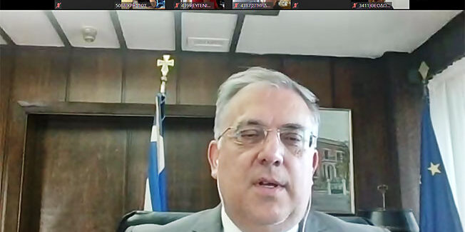 Ενωτικά μηνύματα και αναφορές στον ρόλο των Επτανήσων  από τον  Υπουργό  Εσωτερικών και άλλους…