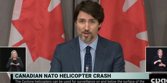 Τι είπε ο Τριντό για τη συντριβή καναδικού ελικοπτέρου ανοιχτά της Κεφαλονιάς