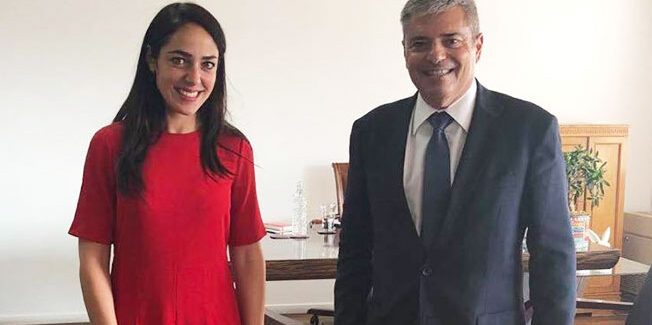 Συνάντηση με την Υφυπουργό κ. Μιχαηλίδου για την ενίσχυση της  Ένωσης ΑμεΑ «Υπερίων»