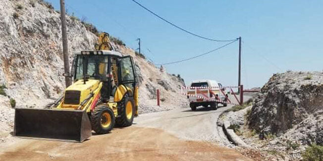 Καθαρισμός του δρόμου προς τον Αίνο….