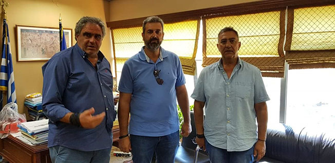 Στο Δήμο Διρφύων και Μεσσαπίων ο Αντιδήμαρχος Πολιτικής Προστασίας του Δήμου Ληξουρίου κ. Μαρκέτος Δημήτρης