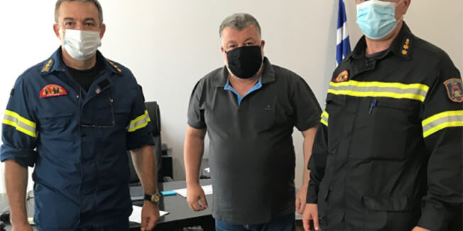 Επίσκεψη του Διοικητή της ΔΙΠΥΝ Κεφαλληνίας & Ιθάκης στον  Δήμαρχο Αργοστολίου