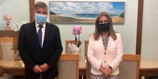 Συνάντηση με την Υφυπουργό Υγείας κ. Ζωή Ράπτη