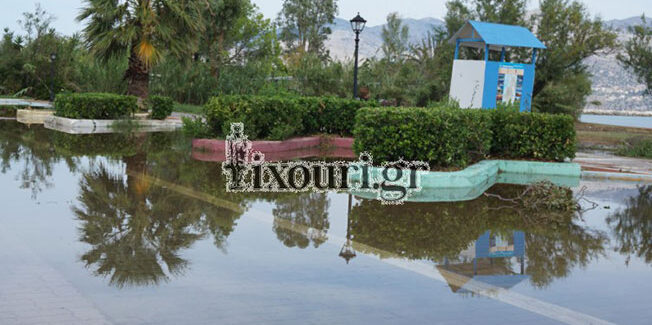 5 Βίντεο από όσα άφησε πίσω του ο  “Ιανός” σε ολόκληρη στην Παλλική