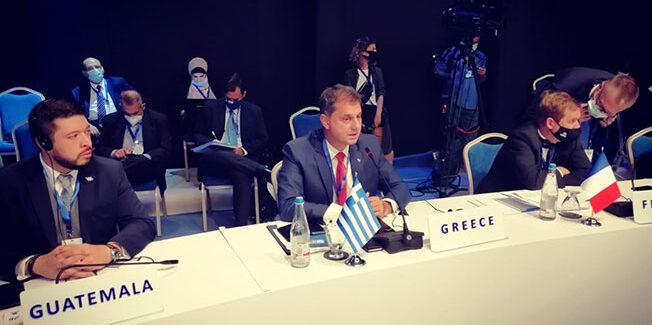 Ο Υπουργός Τουρισμού κ. Χάρης Θεοχάρης στη Σύνοδο του Εκτελεστικού Συμβουλίου του ΠΟΤ στην Τιφλίδα