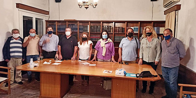 Συνάντηση της Περιφερειάρχη  με τους Προέδρους των Ορεινών  Κοινοτήτων Ζακύνθου