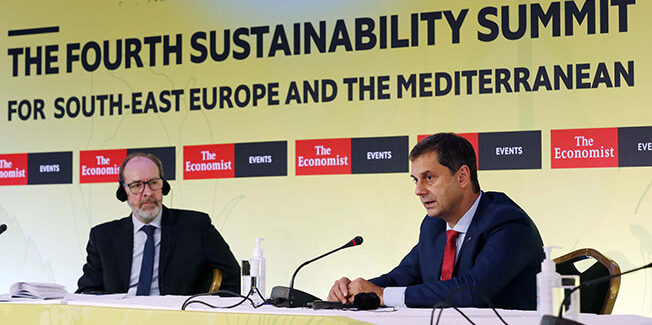 Ο Υπουργός Τουρισμού κ. Χάρης Θεοχάρης στο 4ο Συνέδριο του Economist για τη Βιώσιμη Ανάπτυξη