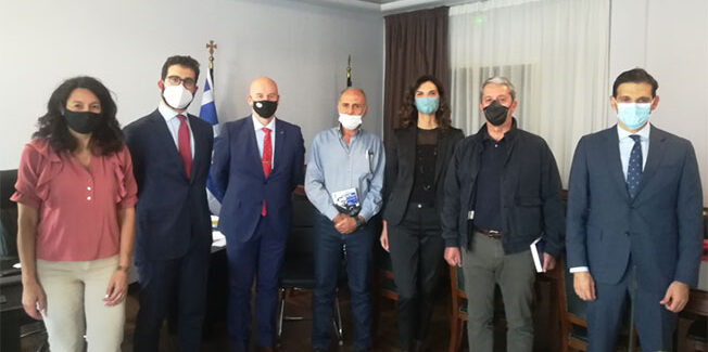 Πραγματοποιήθηκε εθιμοτυπική συνάντηση στο Δήμο Αργοστολίου Ιταλών Αξιωματικών