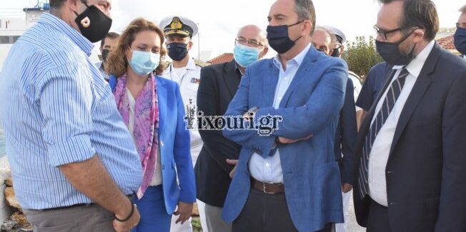 Στο Ληξούρι βρέθηκε σήμερα το απόγευμα ο υπουργός Ναυτιλίας, κ. Γιάννης Πλακιωτάκης,