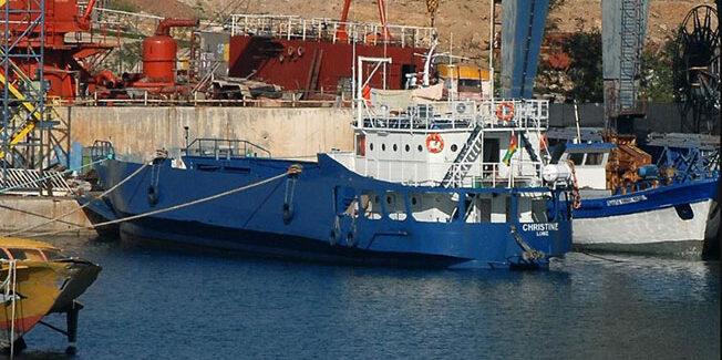 Το ναυάγιο του οχηματαγωγού πλοίου «Christine» στην Κεφαλονιά (Νοέμβριος 2010)