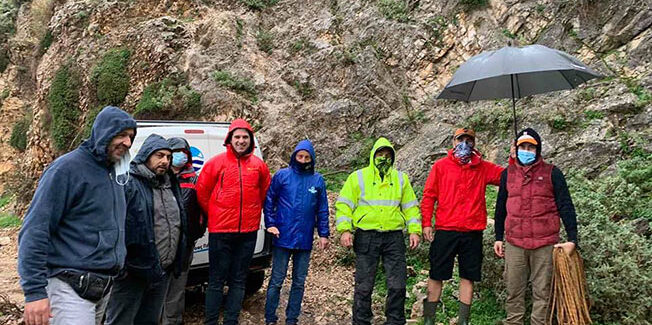 Προετοιμασία για την στρατιωτική γέφυρα Beley στη θέση Χειμωνικό,