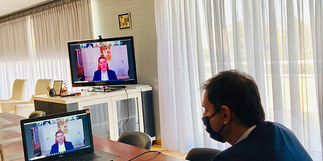 Το άνοιγμα της κρουαζιέρας συζητήθηκε σε τηλεδιάσκεψη……..