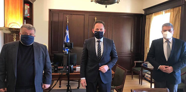 Συνάντηση με τον Αναπληρωτή Υπουργό Εσωτερικών κ. Πέτσα