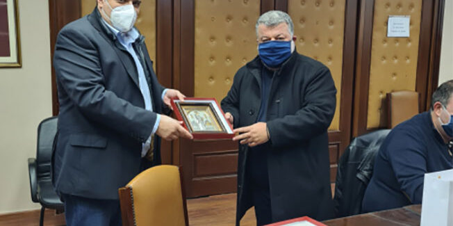 Ο Γ.Γ. κ. Τριαντόπουλος στην Κεφαλονιά