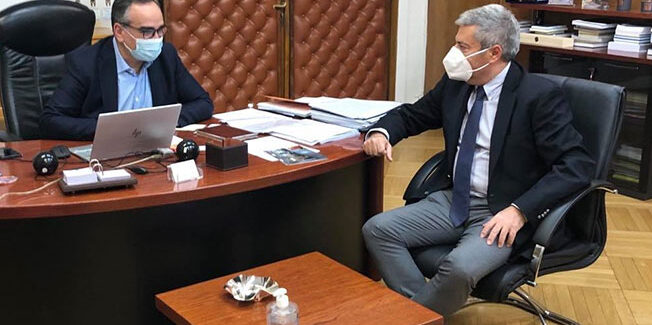 Συνάντηση με τον Αναπληρωτή Υπουργό Υγείας κ. Κοντοζαμάνη