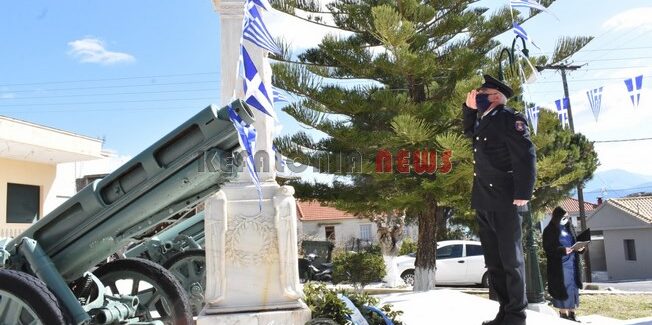 Εορτασμός της 25ης Μαρτίου στο Ληξούρι.