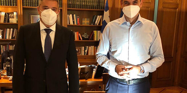 Συνάντηση με τον Πρωθυπουργό Κυριάκο Μητσοτάκη