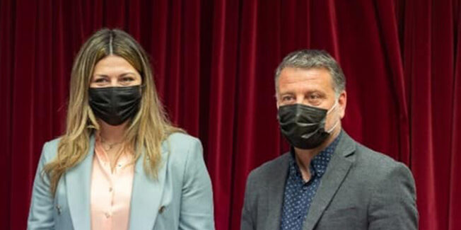 Η υφυπουργός Τουρισμού  Σοφία Ζαχαράκη στην Κεφαλονιά