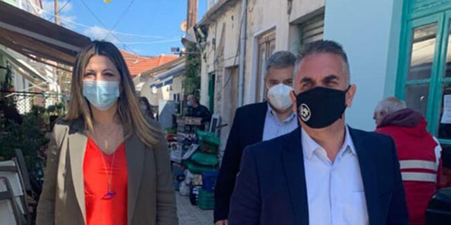 Την Ιθάκη Επισκέφθηκε η Σοφία Ζαχαράκη.