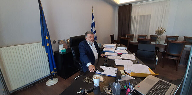 Τηλεδιάσκεψη εργασίας υπό τον Πρωθυπουργό κ.Κυριάκο Μητσοτάκη.