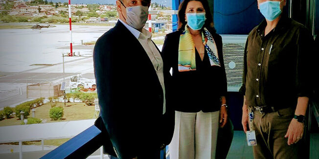 Ρόδη Κράτσα: «Σε πλήρη ετοιμότητα και άρτια οργανωμένο το διεθνές αεροδρόμιο της Κέρκυρας…….