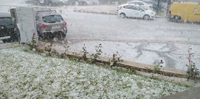 Σοβαρές ζημιές σε αμπελοκαλλιέργειες και ελαιόδεντρα προκάλεσε  η σφοδρή χαλαζόπτωση στην Κεφαλονιά