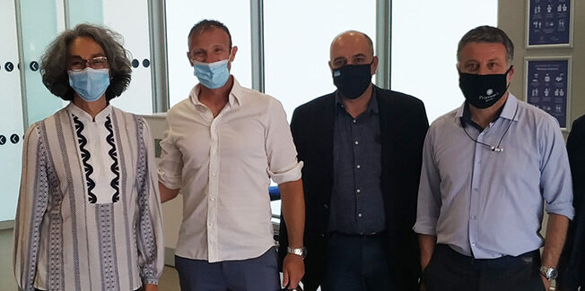 Υποδοχή της Προέδρου του ΣΕΓΑΣ  κ. Σοφίας Σακοράφα