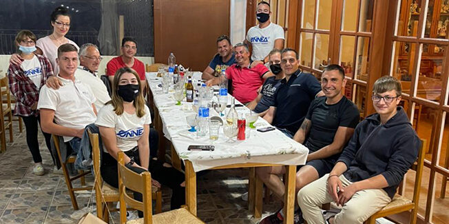 Ευχαριστήριο γεύμα παρέθεσαν ο Πρόεδρος της ΟΝΝΕΔ στο Vista Mare