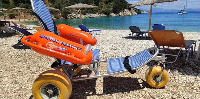 Ο Δήμος Ιθάκης προμηθεύτηκε 2 οχήματα θαλάσσης  ΑΜΕΑ