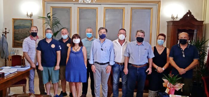 Επίσκεψη εργασίας  Αντιπεριφερειάρχη Πολιτικής Προστασίας Ν. Μηλιώτη στην Ζάκυνθο