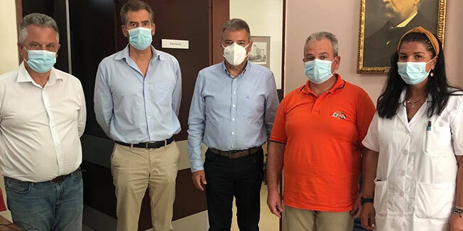 Επίσκεψη στο Νοσοκομείο Αργοστολίου και συναντήσεις με τη Διοίκηση και Εργαζομένους