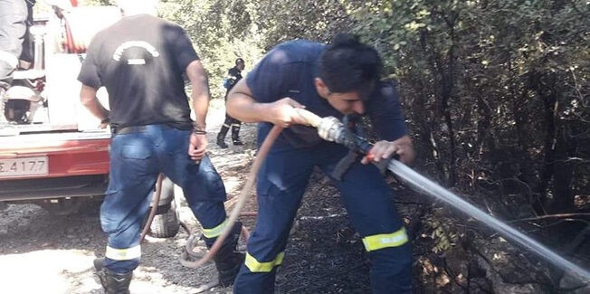 Η φωτιά στο Κιόνι έσβησε έγκαιρα ……