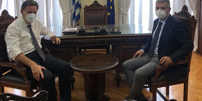 Συνάντηση με τον Αναπληρωτή Υπουργό Οικονομικών κ. Θεόδωρο Σκυλακάκη