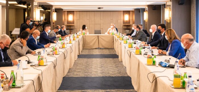 Συνάντηση Εργασίας προεδρείου ΣΕΤΕ και εκπροσώπων των  πανελληνίων κλαδικών Ενώσεων…….