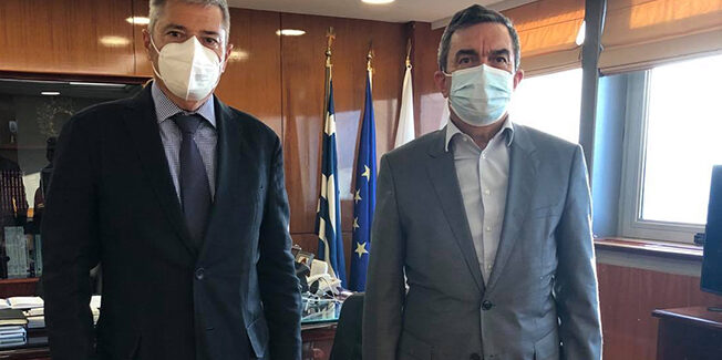 Συνάντηση με τον Υφυπουργό Προστασίας του Πολίτη κ. Ελευθέριο Οικονόμου