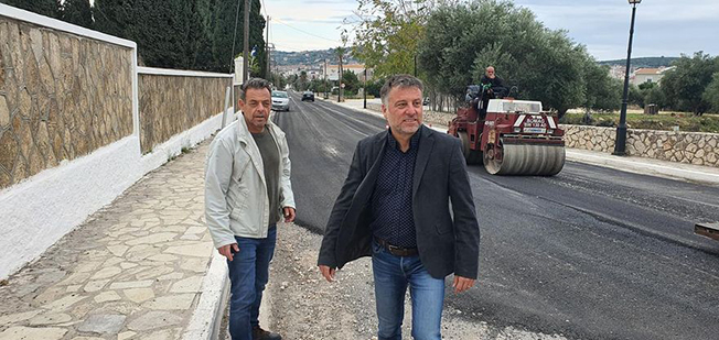 Αυτοψία στα έργα οδοποιίας της ΠΕ Κεφαλονιας και Ιθάκης