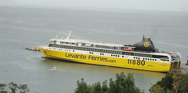 Τροποποίηση δρομολογίων Levante Ferries