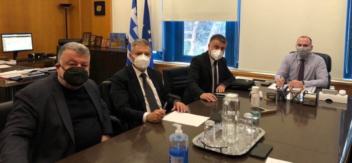 Συνάντηση με τον Υφυπουργό Υποδομών κ. Γιώργο Καραγιάννη