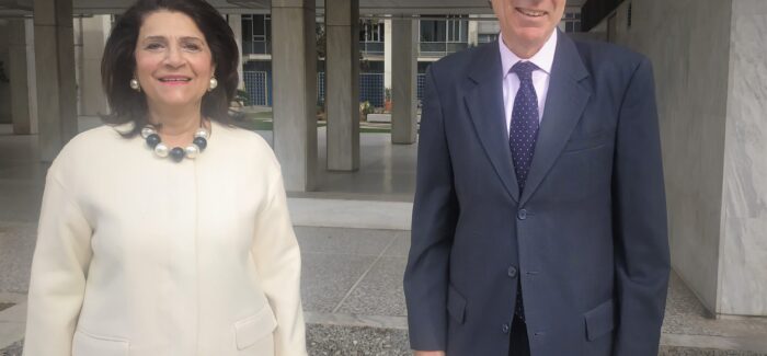 Συνάντηση της Περιφερειάρχη με τον Πρέσβη  των Η.Π.Α. στην Ελλάδα,  Τζέφρι Πάιατ