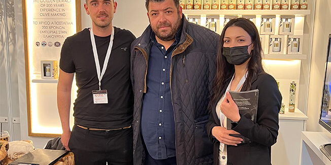 Στον εκθεσιακό χώρο της EXPO CORFU  ο Αλέξανδρος Αλεξάκης.