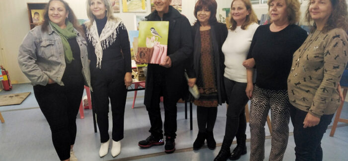 Τα γυρίσματα της εκπομπής “Κυριακή στο χωριό ξανά” της ΕΡΤ-3 .