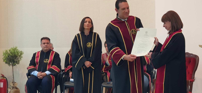 Αναγόρευση της Προέδρου της Δημοκρατίας σε Επίτιμη Διδάκτορα του Τμήματος Περιβάλλοντος του Ιονίου Πανεπιστημίου