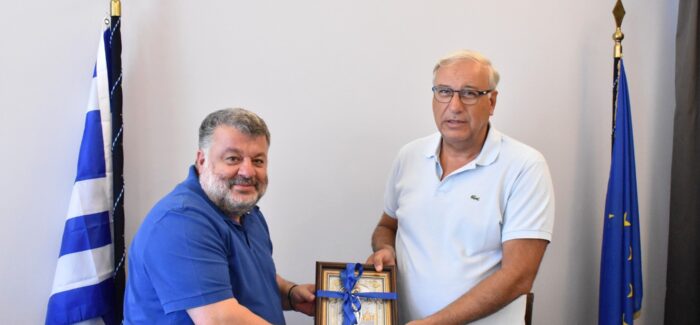 Eπίσκεψη του Γενικού Γραμματέα του ΥΠΕΣ στο Δημαρχείο.