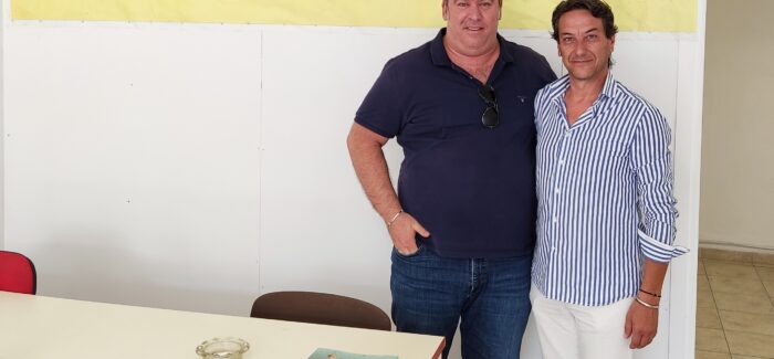 Επίσκεψη από τον Πρόεδρο του Εμπορικού Συλλόγου Λάρισας