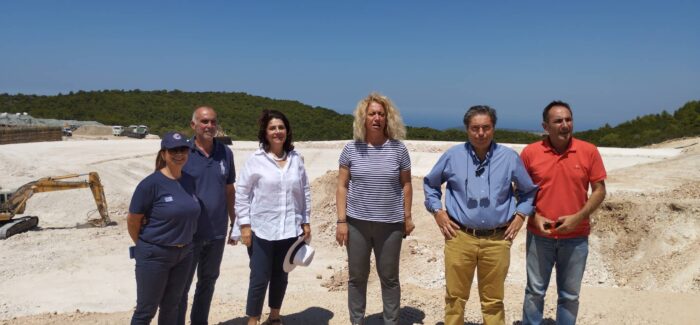 Επίσκεψη της Προέδρου του ΦοΔΣΑ Ιονίων Νήσων και Περιφερειάρχη  στο υπό κατασκευή έργο…….
