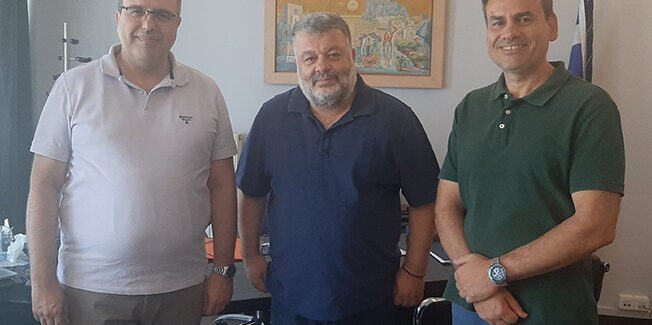 Συνάντηση Δημάρχου Αργοστολίου με τον Πρόεδρο της Αδελφότητας Κεφαλλήνων και Ιθακησίων Πειραιά