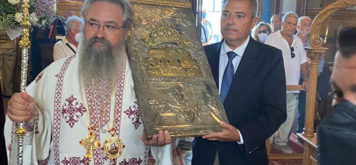 Στην Ιθάκη για τις εορταστικές εκδηλώσεις στην Παναγία των Καθαρών