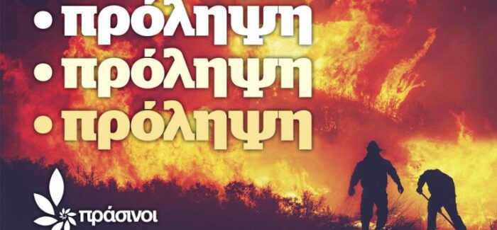 Μια πρώτη αποτίμηση των Πράσινων για τις φετινές πυρκαγιές