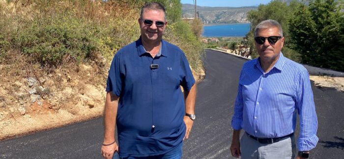 Σε έργα οδοποιίας και ύδρευσης στα Κουβαλάτα με το Δήμαρχο Ληξουρίου